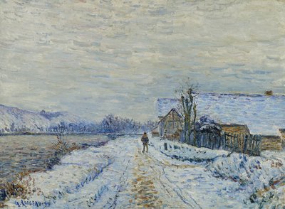 Effekten av snö i Tournedos, 1899 av Gustave Loiseau