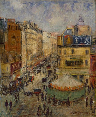 Rue de Clignancourt, Paris av Gustave Loiseau