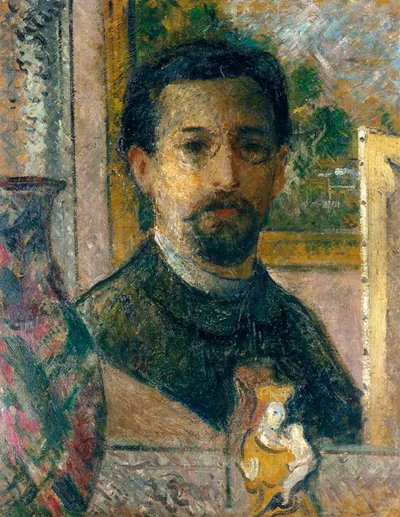 Självporträtt, ca 1916 av Gustave Loiseau