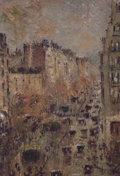 Boulevard Raspail, 1928 av Gustave Loiseau