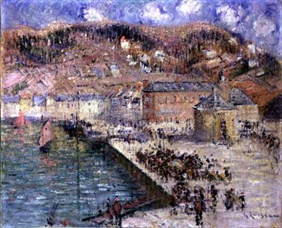 Fiskmarknaden av Gustave Loiseau