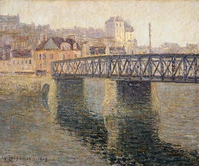 Järnbron vid St. Ouen av Gustave Loiseau