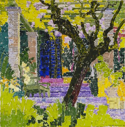 Den livliga byn; Le Village Anime, ca 1923 av Gustave Loiseau