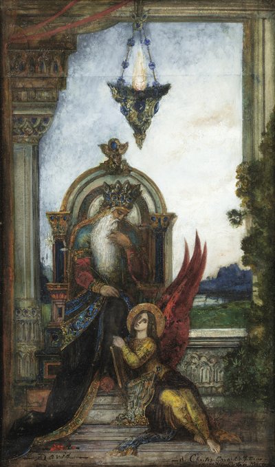 Kung David av Gustave Moreau