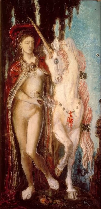 Enhörningen av Gustave Moreau