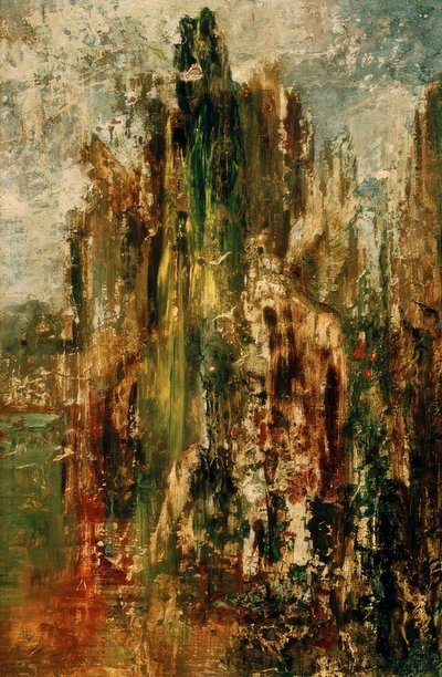 Landsbygden. Rough (vid sfinxen) av Gustave Moreau
