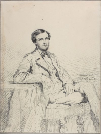 Porträtt av Eugene Lacheurié av Gustave Moreau