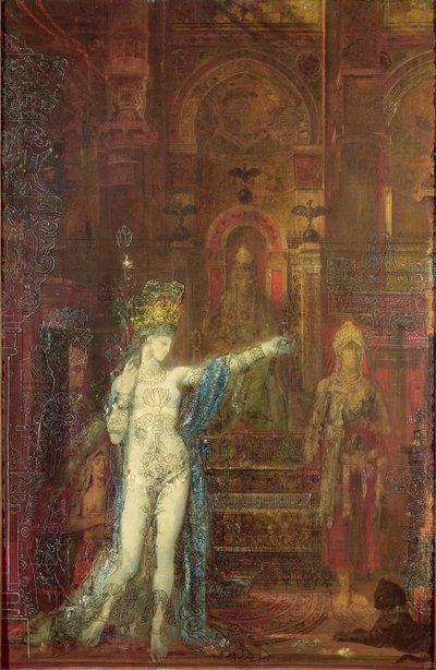 Salome dansar före Herodes, ca 1874 av Gustave Moreau