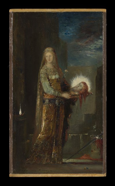 Salome med Johannes Döparens huvud av Gustave Moreau