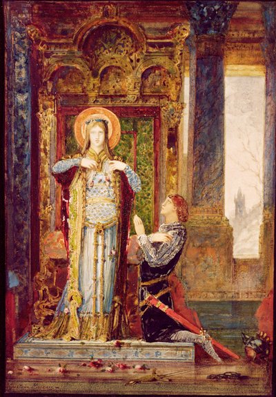 St. Elisabeth av Ungern, eller Rosornas mirakel, 1879 av Gustave Moreau