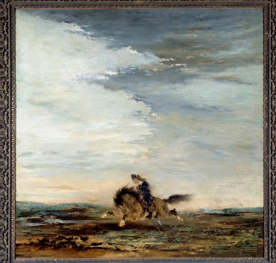 The Scottish Rider Painting av Gustave Moreau (1826-1898) 1800-talet. Paris, Musée Gustave Moreau av Gustave Moreau