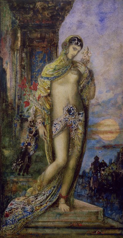 Sångerna: den Sulammitiska jungfrun (akvarell) (för detaljer se 83721) av Gustave Moreau
