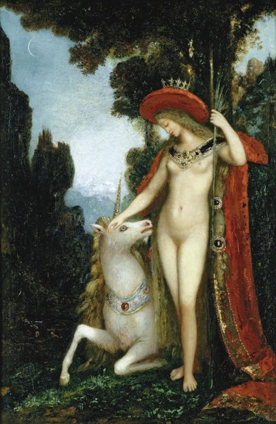 Enhörningen av Gustave Moreau