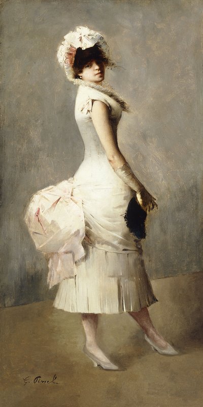 Eleganta damer av Gustave Nicolas Pinel