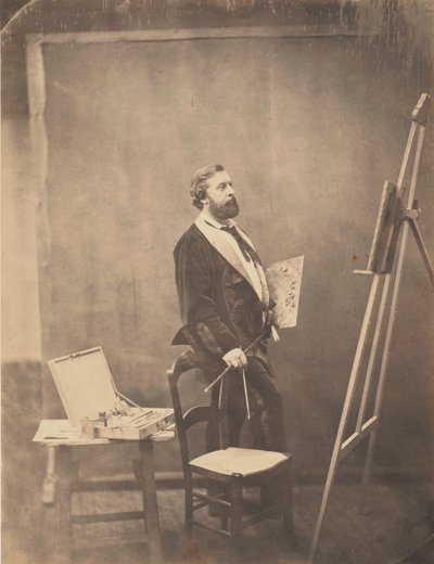 Porträtt av J. Savile Lumley, Madrid, 1859. av Gustave Penabert
