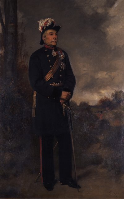Porträtt av generalmajor Lord Henry Percy, V.C. av Gustave Pope