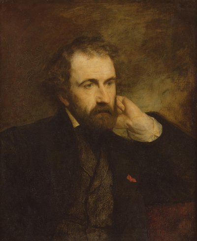 Porträtt av Paul Chenavard (1807-95) av Gustave Ricard