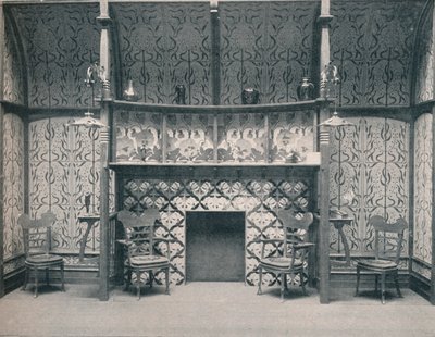 Inglenook designad av G. Serrurier, 1898 av Gustave Serrurier Bovy
