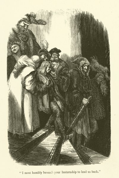 Illustration för Rabelais verk av Gustave after Dore