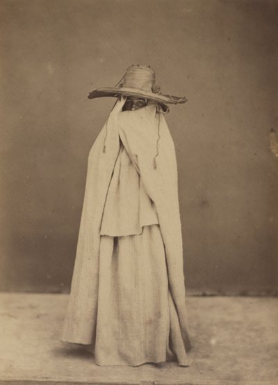 Algerisk kvinna, sent 1850-tal. av Gustave de Beaucorps