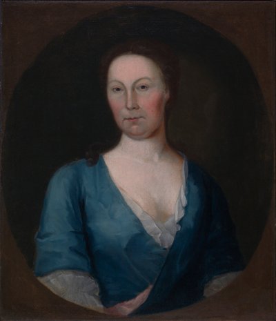 Fru Gustavus Brown av Gustavus Hesselius
