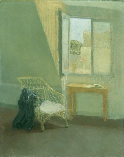 Ett hörn av konstnärens rum i Paris av Gwen John