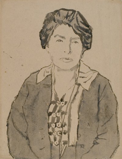 Isabel Bowser (akvarell på papper) av Gwen John