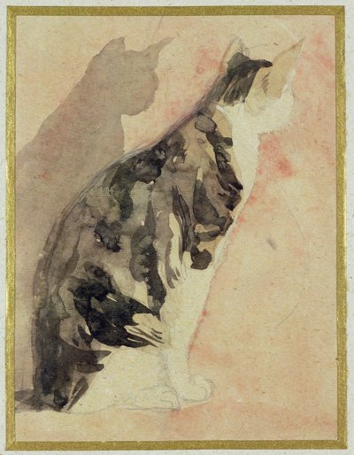 Studie av en katt av Gwen John