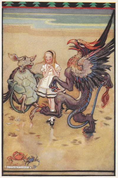 Alice dansar med den falska sköldpaddan och griponen av Gwynedd M. Hudson