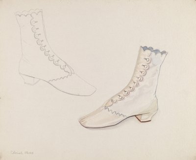 Quaker Bröllopsskor, ca. 1936. av Gwyneth King