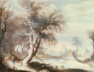 Vinterlandskap av Gysbrecht Lytens or Leytens