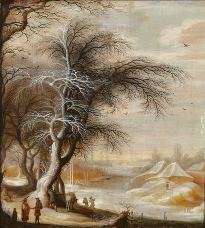Vinterlandskap av Gysbrecht Lytens or Leytens