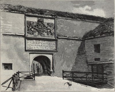 Porten till den gamla fästningen i Komárno, 1890-talet av Gyula Háry