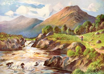 "On The River Conan, Ross-Shire", 1924-1926. av HC Begg