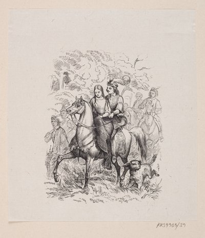 Illustration till "De vilda svanarna" i H.C. Andersen, "Sagor och berättelser", volym 1 av H.P. Hansen