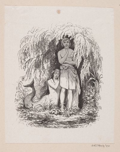 Illustration till "Den lilla sjöjungfrun" i H.C. Andersen, "Sagor och berättelser", volym 1 av H.P. Hansen