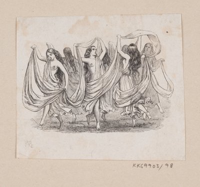 Illustration till "Elverhøi" i H.C. Andersen, "Sagor och berättelser", volym 2 av H.P. Hansen