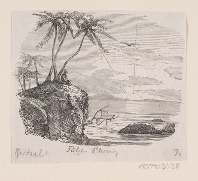 Illustration till "Phoenix Bird" i H.C. Andersen, "Sagor och berättelser", volym 2 av H.P. Hansen