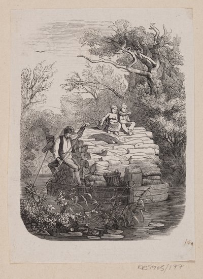 Illustration till "Ib och lilla Christine" i H.C. Andersen, "Sagor och berättelser", volym 2 av H.P. Hansen