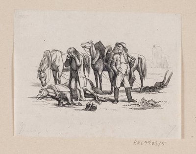 Illustration till "Lilla Claus och stora Claus" i H.C. Andersen, "Sagor och berättelser", volym 1 av H.P. Hansen