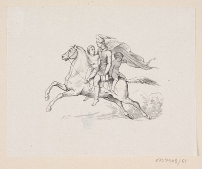 Illustration till "Ole Lukøie" i H.C. Andersen, "Sagor och berättelser", volym 1 av H.P. Hansen