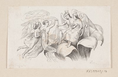 Illustration till "Tommelise" i H.C. Andersen, "Sagor och berättelser", volym 1 av H.P. Hansen