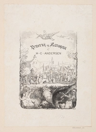 Mellantitel nr 2 för H.C. Andersen, "Sagor och berättelser", volym 1 av H.P. Hansen