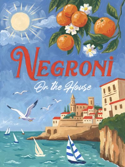 Italiensk kust-Negroni av HUGO