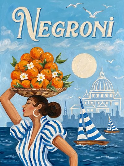 Medelhavs-Negroni-sommar av HUGO