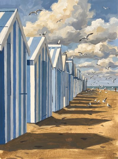 Strandstugor vid havet av HUGO