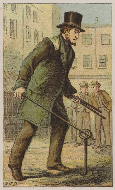 Turncock (färg litho) av H.W. (after) Petherick