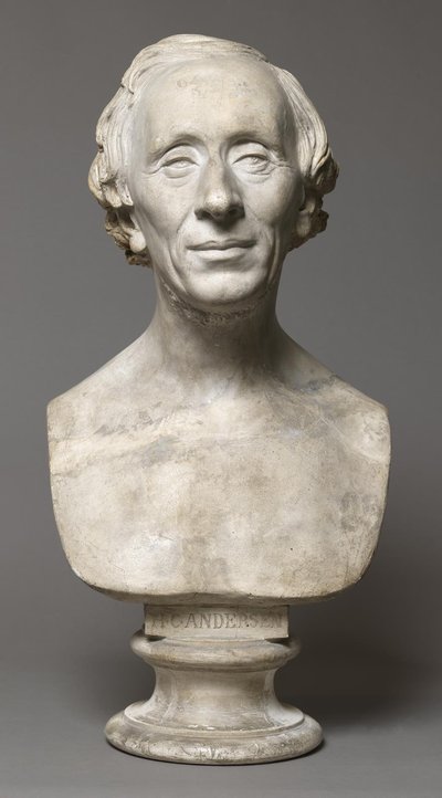 Den danske författaren Hans Christian Andersen av H.W. Bissen