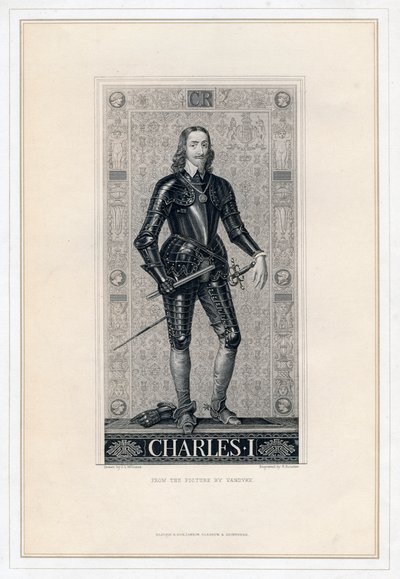Charles I av England, 1800-talet. av H. Bourne
