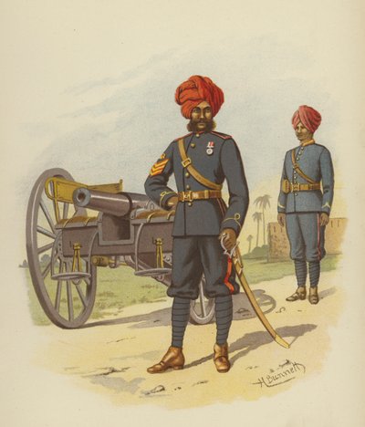 Bombays artilleri av H. Bunnett